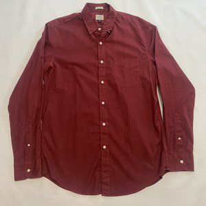 J. Crew Medium Maroon Button-Down